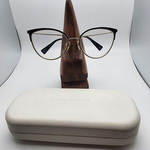 Marc Jacobs Black and Gold Women's Glasses